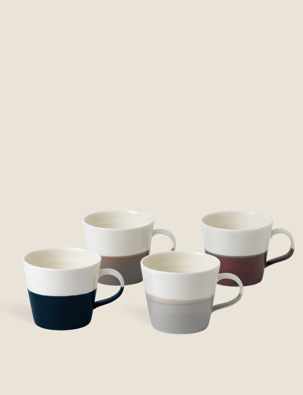 Set of 4 1815 Coffee Studio Small Mugs