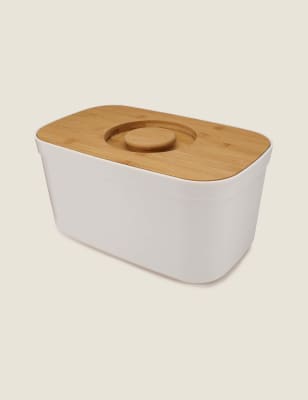 

Joseph Joseph Bread Bin with Cutting Board Lid - White, White