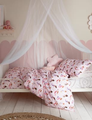 

Cath Kidston Pure Cotton Mermaids Bedding Set - Pink, Pink