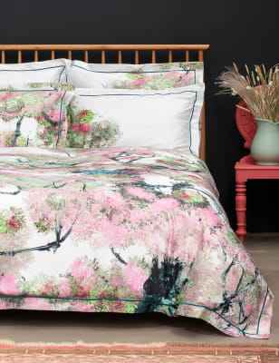 Pure Cotton Sateen Pinyin Tree Bedding Set | Timorous Beasties | M&S