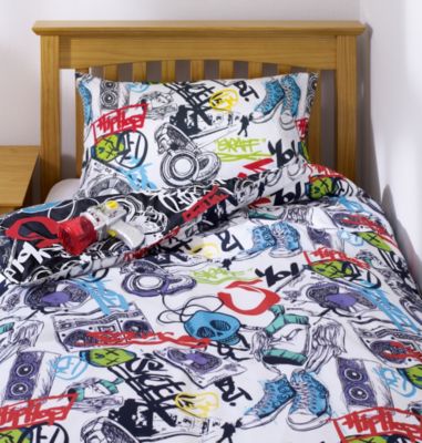 Full 3d Cartoon Graffiti 128 Bedding Pillowcases Quilt Duvet Cover