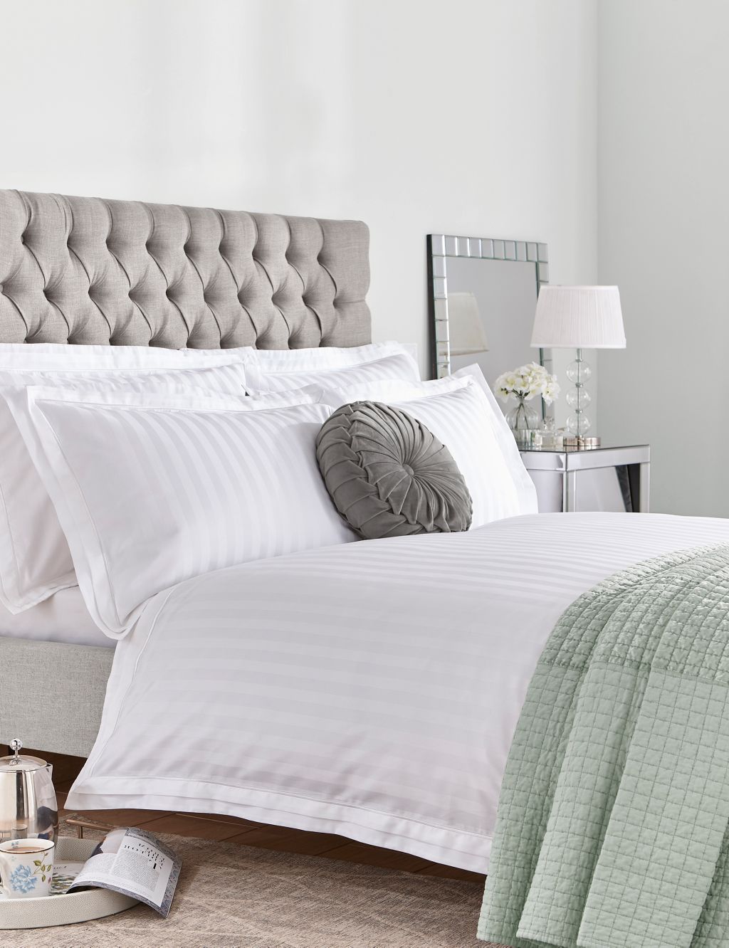 Pure Cotton Sateen Shalford Bedding Set