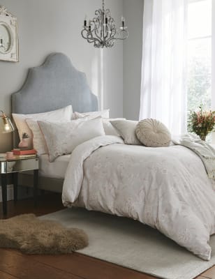 

Laura Ashley Ropa de cama 100% algodón cepillado Eva - Light Grey, Light Grey
