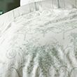 Pure Cotton Sateen Tuleries Bedding Set - sage