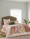 Pure Cotton Sateen Retro Hummingbird Duvet Cover