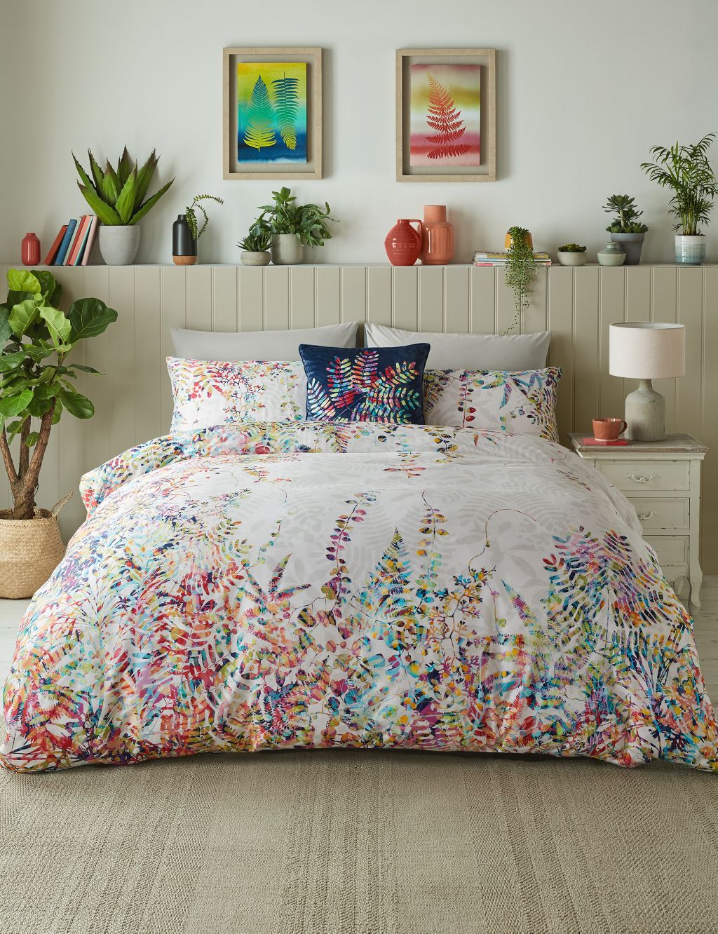 Pure Cotton Sateen Cascading Kaleidoscope Bedding Set