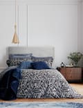 Cotton Percale Mazana Duvet Cover