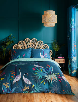 Pure Cotton Sateen Heron Bedding Set