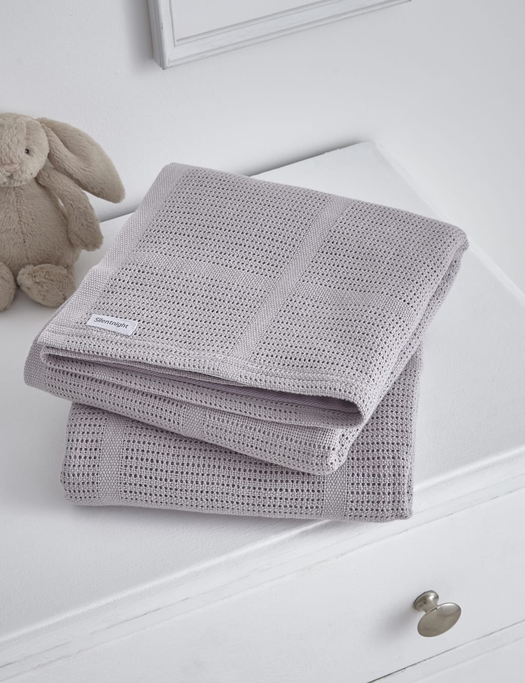 2pk Safe Nights Cellular Cot Blankets image 1