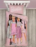 Σετ κλινοσκεπάσματα για μονό κρεβάτι με φιγούρες Barbie™