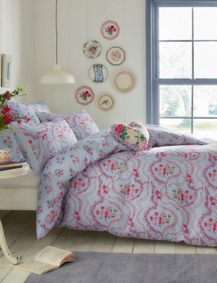 Pure Cotton Affinity Floral Bedding Set