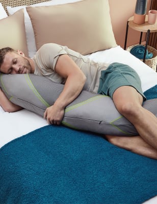 

KALLY SLEEP Almohada corporal de dureza media para recuperación deportiva - Mezcla De Grises, Mezcla De Grises