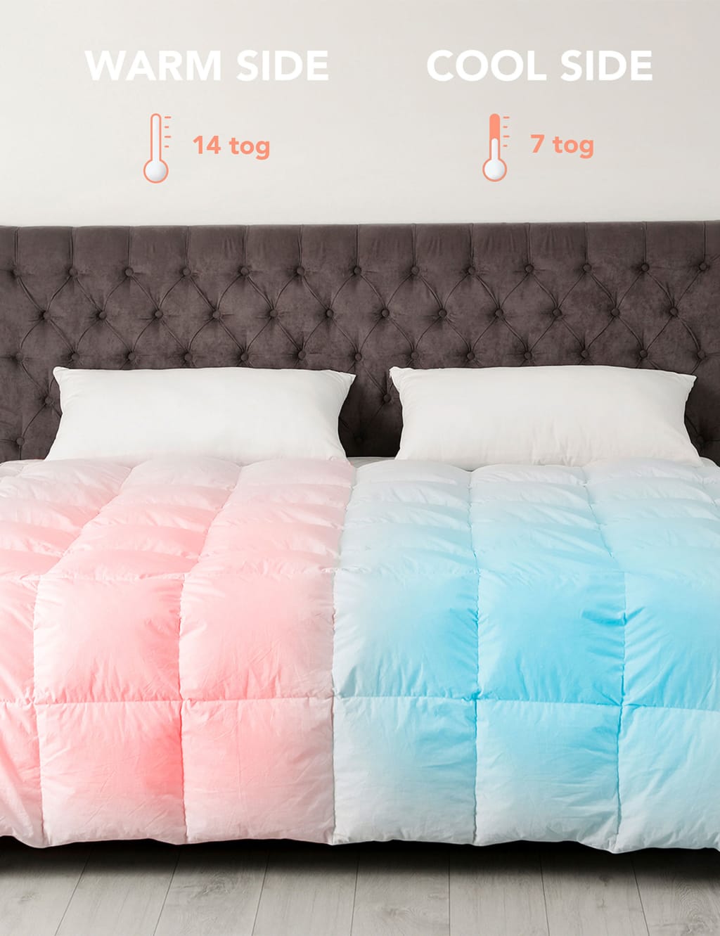 Cotton Blend Dual Tog Duvet image 1