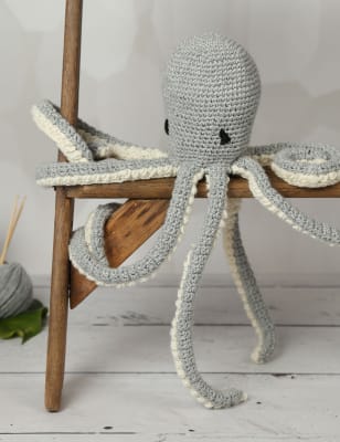 

Wool Couture Kit de crochet de pulpo Rosie - Gris, Gris