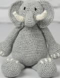 Kit de crochet en laine à motif éléphant