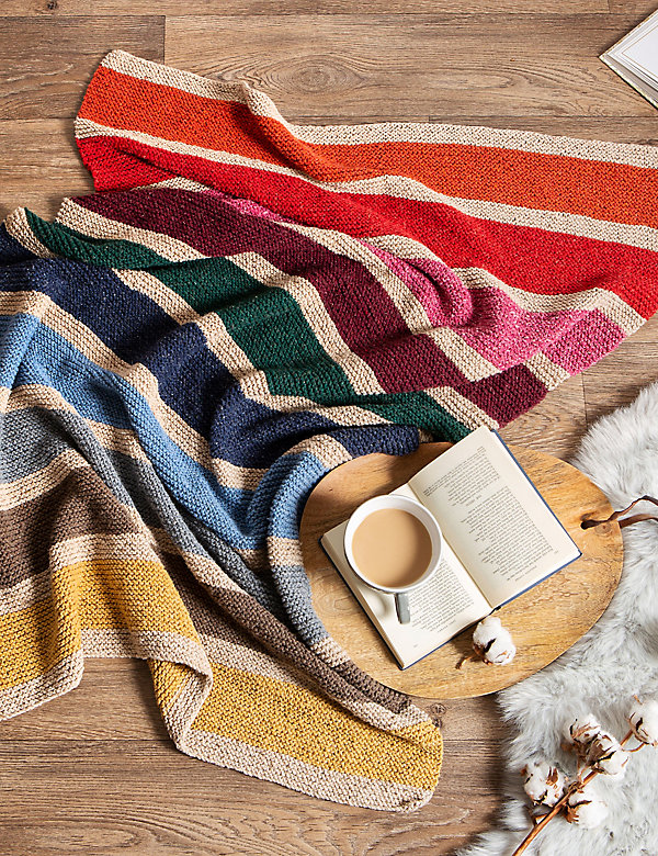 Rainbow Blanket Knitting Kit - RO