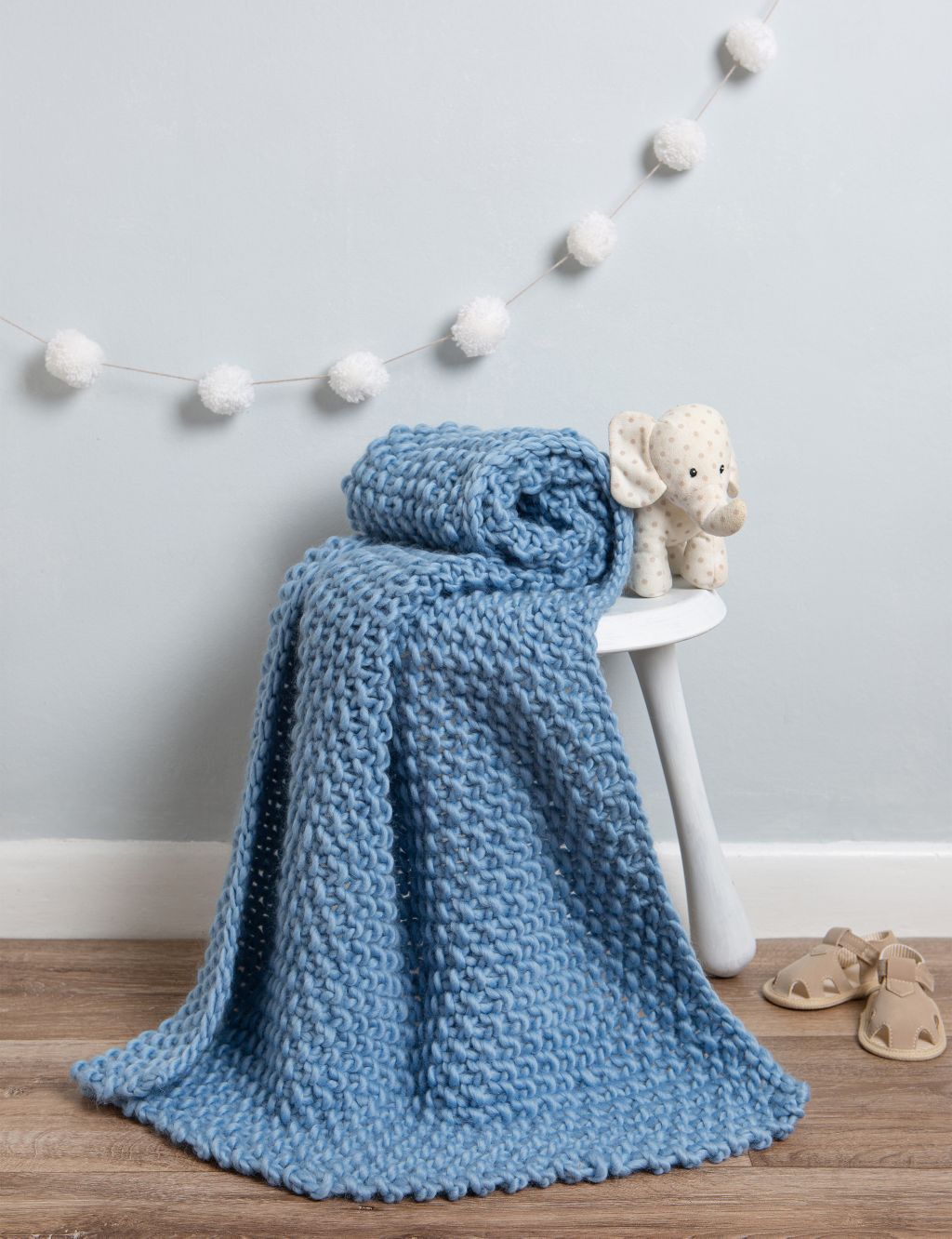 Louis Baby Blanket Knitting Kit