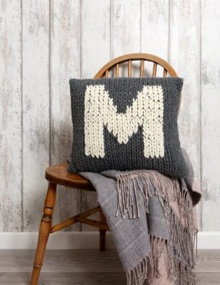 

Wool Couture Monogram Cushion Knitting Kit - Multi, Multi