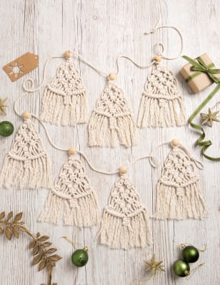 

Wool Couture Tree Garland Macramé Craft Kit - Multi, Multi