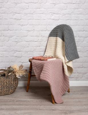 Wool Couture Hannah's Blanket Crochet Kit - Multi, Multi