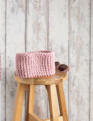 Wool Couture Headband Knitting Kit - Pink, Pink