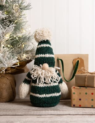 

Wool Couture Christmas Gonk Knitting Kit - Green Mix, Green Mix