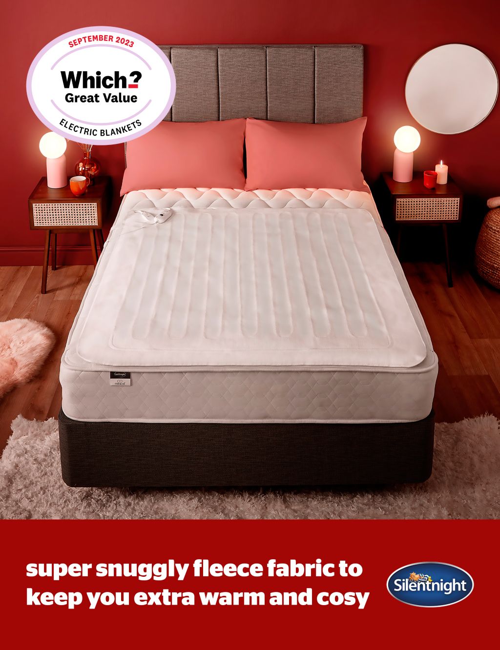 Comfort Control Fleece Electric Blanket image 2