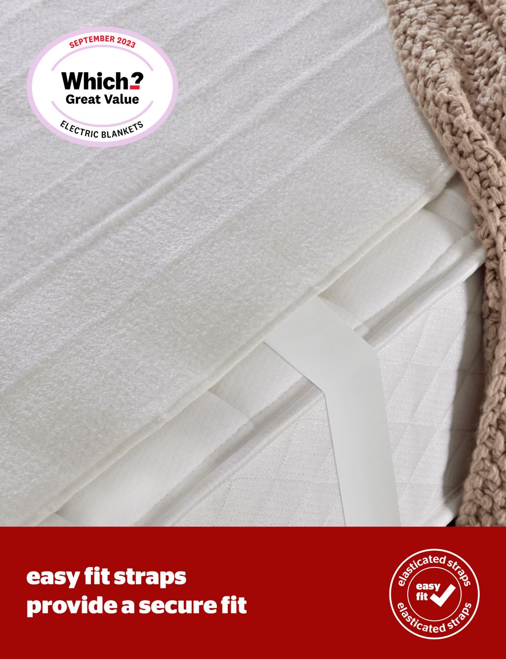 Comfort Control Fleece Electric Blanket image 5
