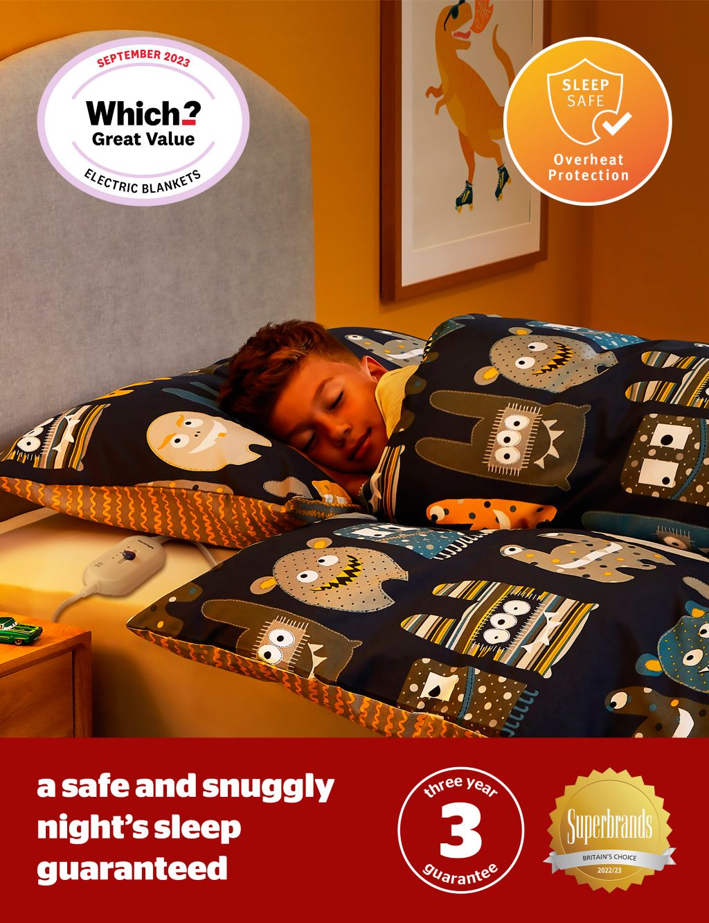 Comfort Control Fleece Electric Blanket image 6