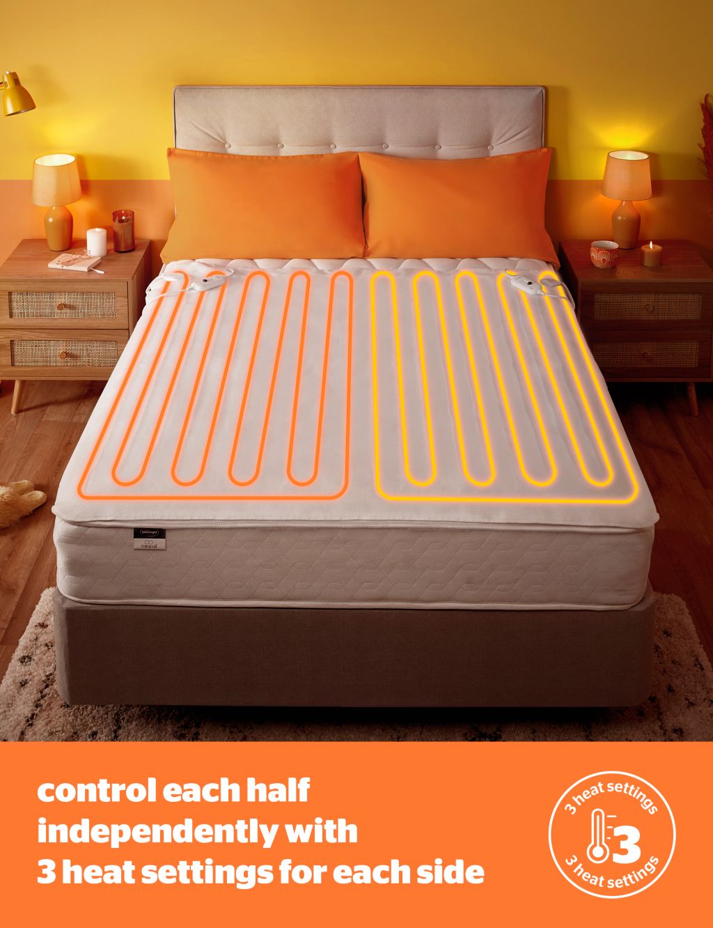 Yours & Mine Dual Control Electric Blanket image 3