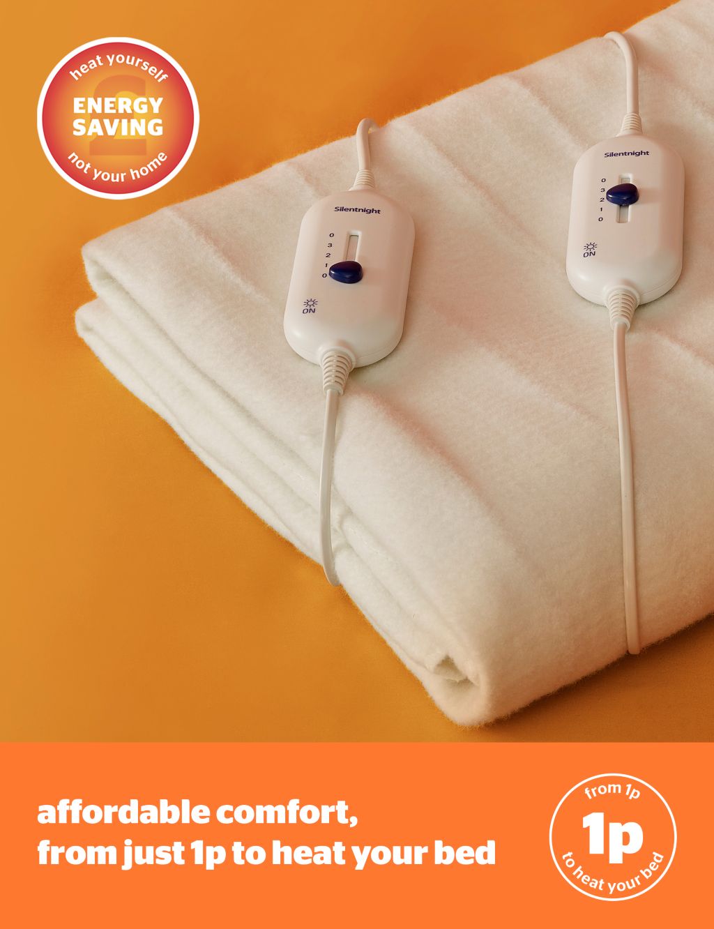 Yours & Mine Dual Control Electric Blanket image 5