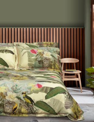 

Timorous Beasties Pure Cotton Merian Palm Bedding Set - Multi, Multi