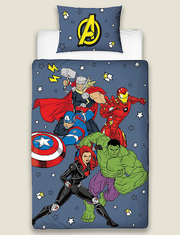 Cotton Blend Avengers™ Single Bedding Set - TT