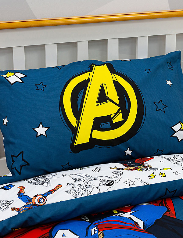 Σετ κλινοσκεπάσματα Avengers™ για μονό κρεβάτι από σύμμεικτο βαμβάκι - GR
