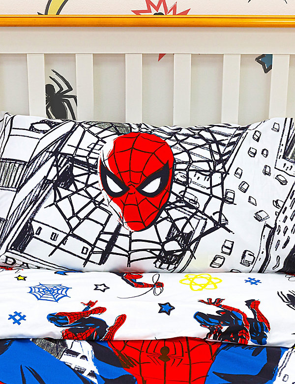 Cotton Blend Spider-Man™ Single Bedding Set - SI