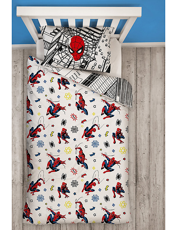 Cotton Blend Spider-Man™ Single Bedding Set - DK