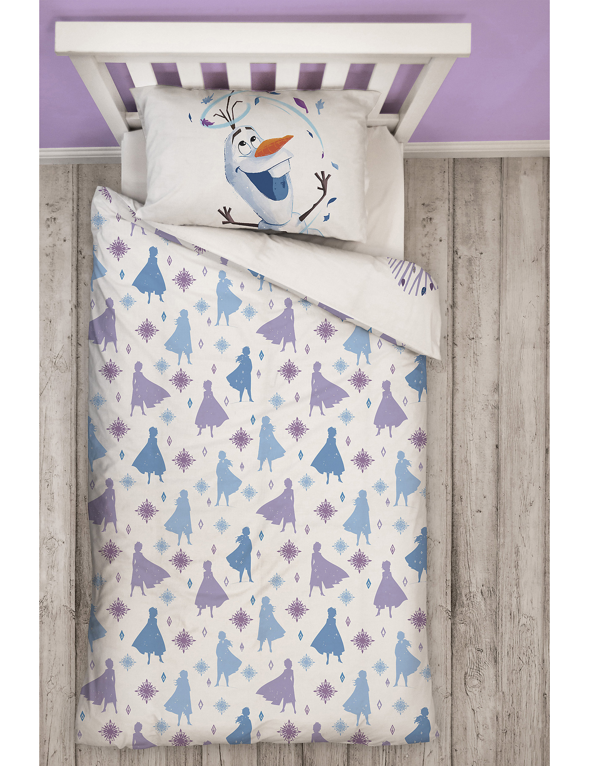 Σετ κλινοσκεπάσματα Frozen™ για μονό κρεβάτι από σύμμεικτο βαμβάκι