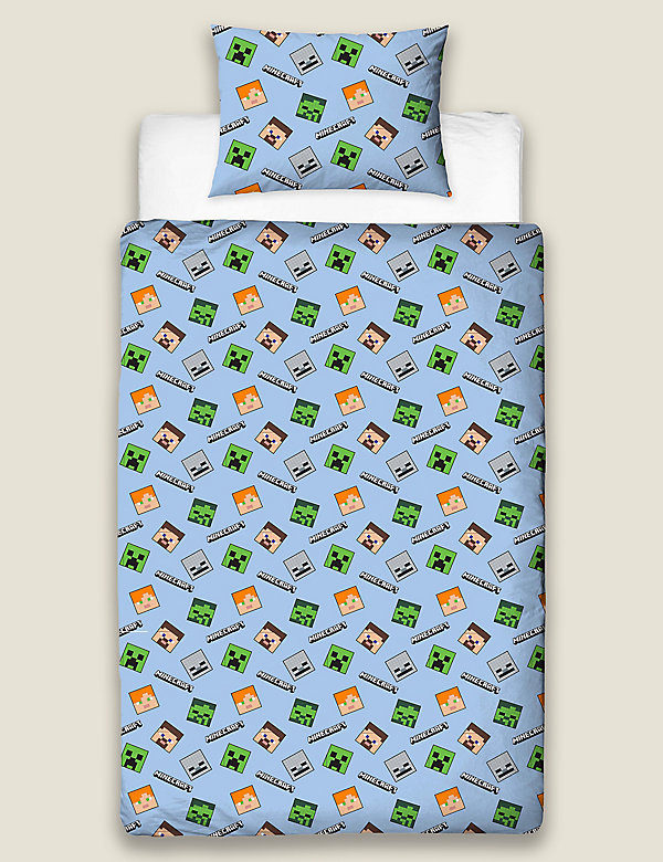 Cotton Blend Minecraft™ Bedding Set - IT