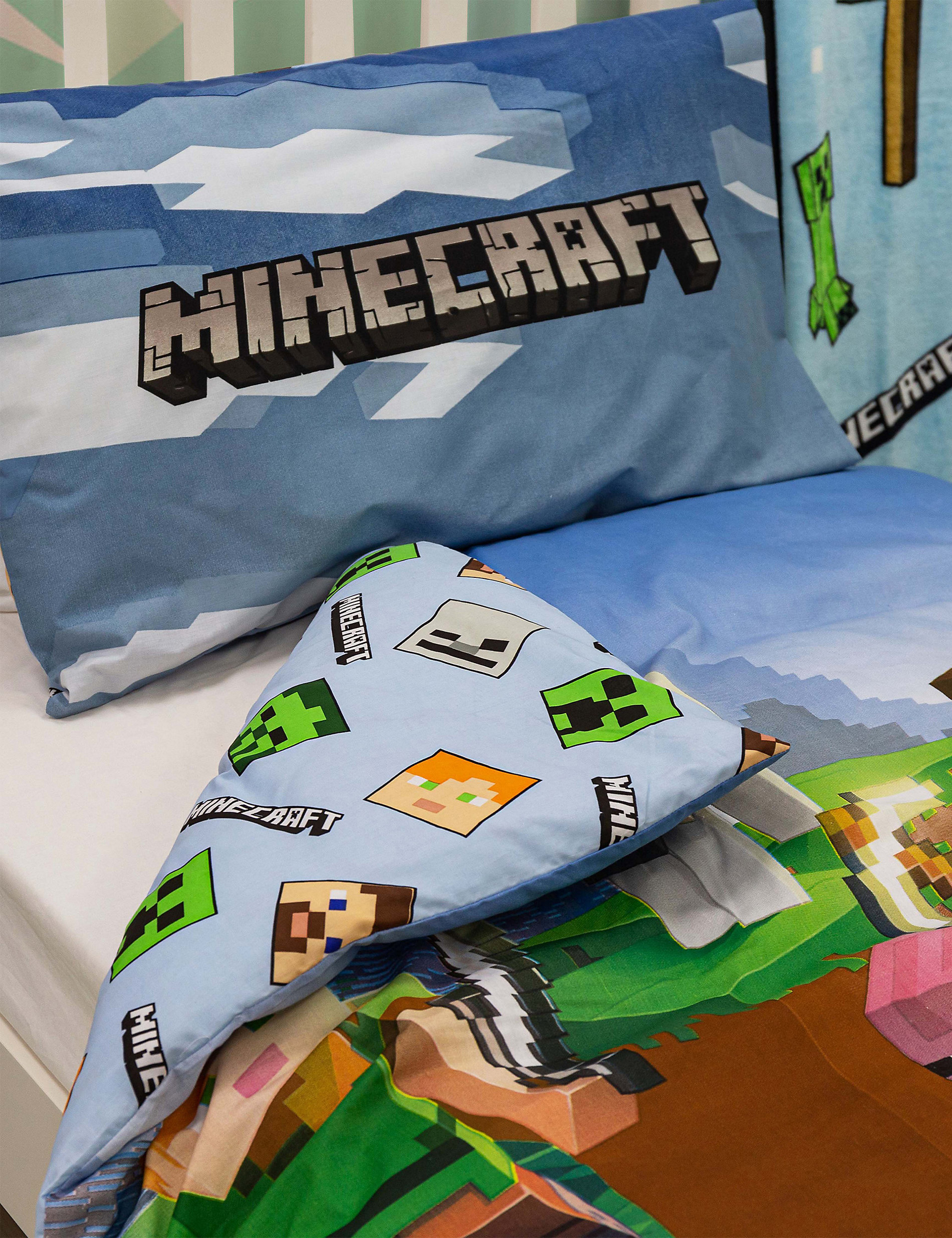 Cotton Blend Minecraft™ Bedding Set