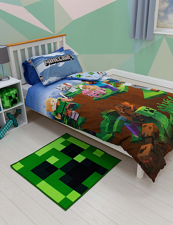 Cotton Blend Minecraft™ Bedding Set - IT