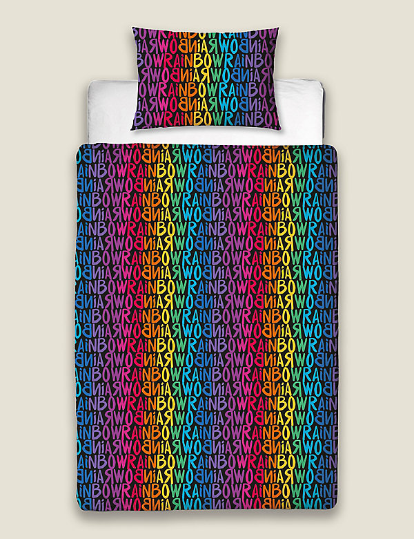 Σετ κλινοσκεπάσματα Rainbow High™ για μονό κρεβάτι από σύμμεικτο βαμβάκι - GR