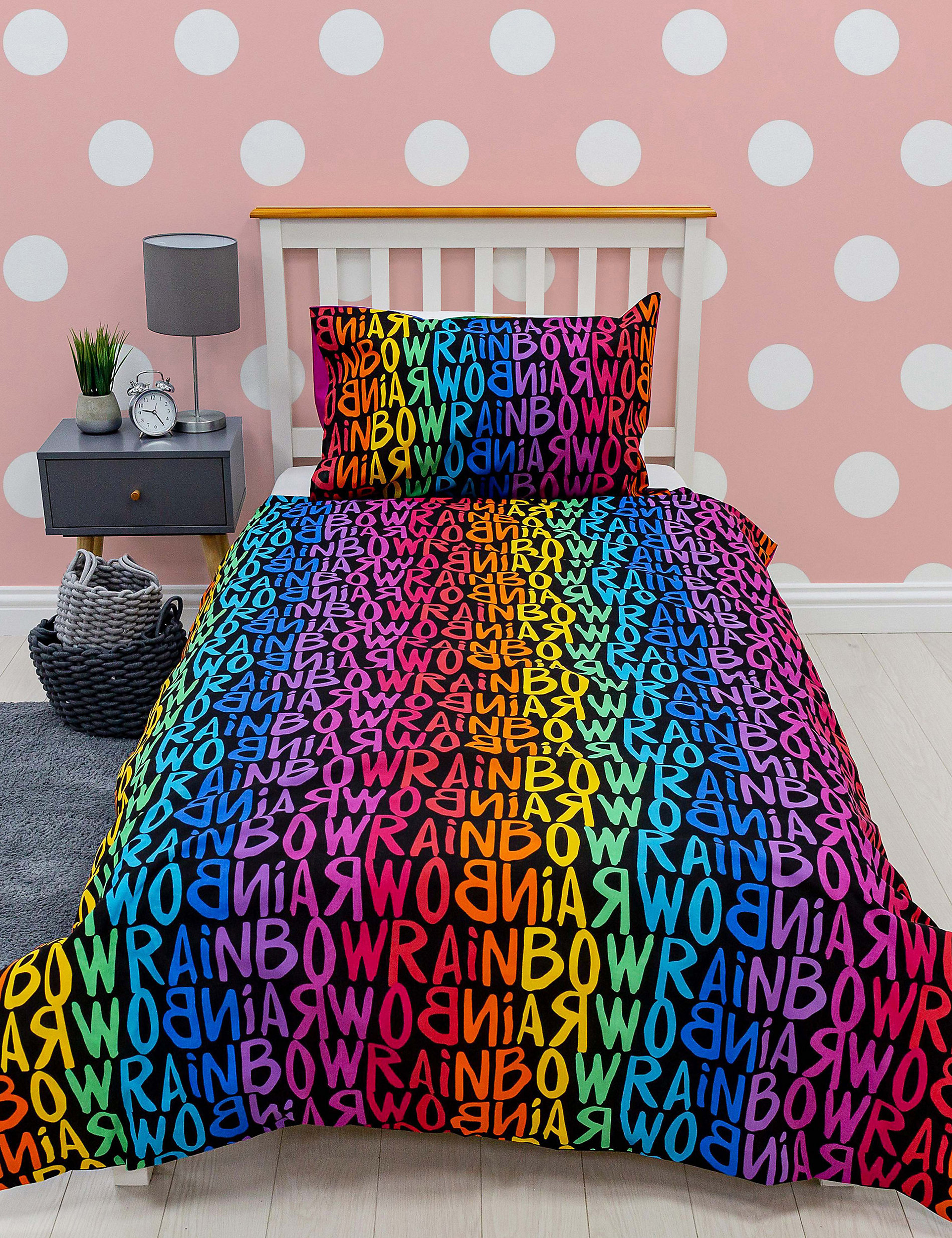 Cotton Blend Rainbow High™ Single Bedding Set