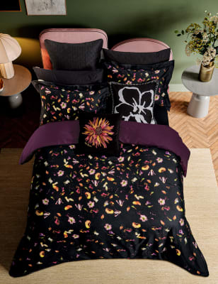 Pure Cotton Scattered Floral Bedding Set - GR