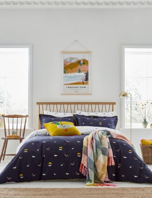 

Joules Pure Cotton Duck March Bedding Set - Navy Mix, Navy Mix