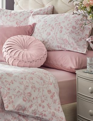 Pure Cotton Percale Aria Bedding Set, Cream Twin Bedding