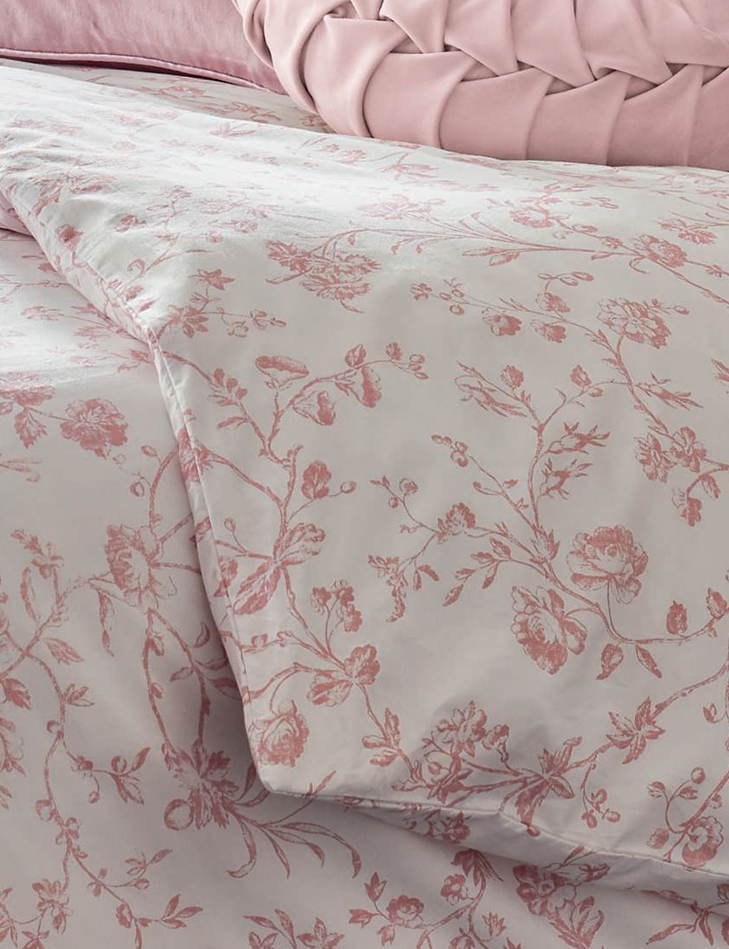 Cotton Percale Floral Bedding Set image 2