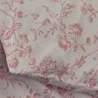 Cotton Percale Floral Bedding Set - blush