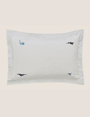 M&S Sophie Allport Pure Cotton Whale Bedding Set