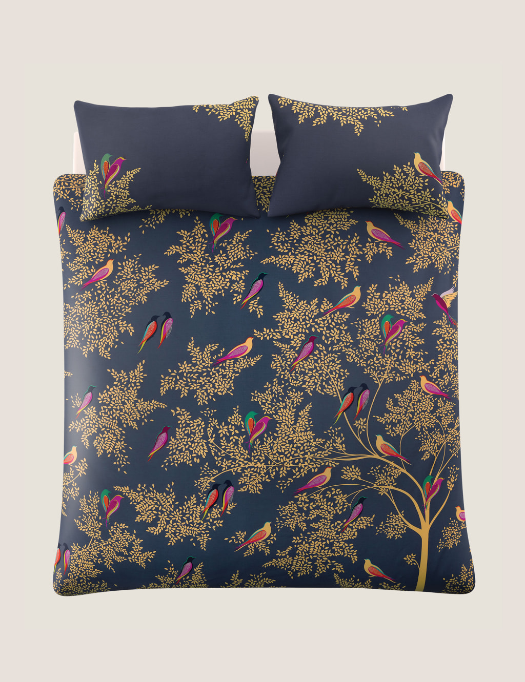 Pure Cotton Smokey Birds Bedding Set image 3