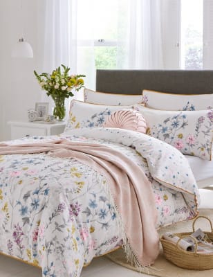 Laura Ashley Pure Cotton Wild Meadow Bedding Set - DBL - Multi, Multi